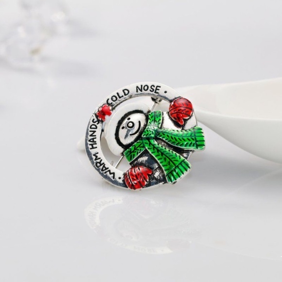 3/$12~Adorable Snowman Brooch - Picture 2 of 4